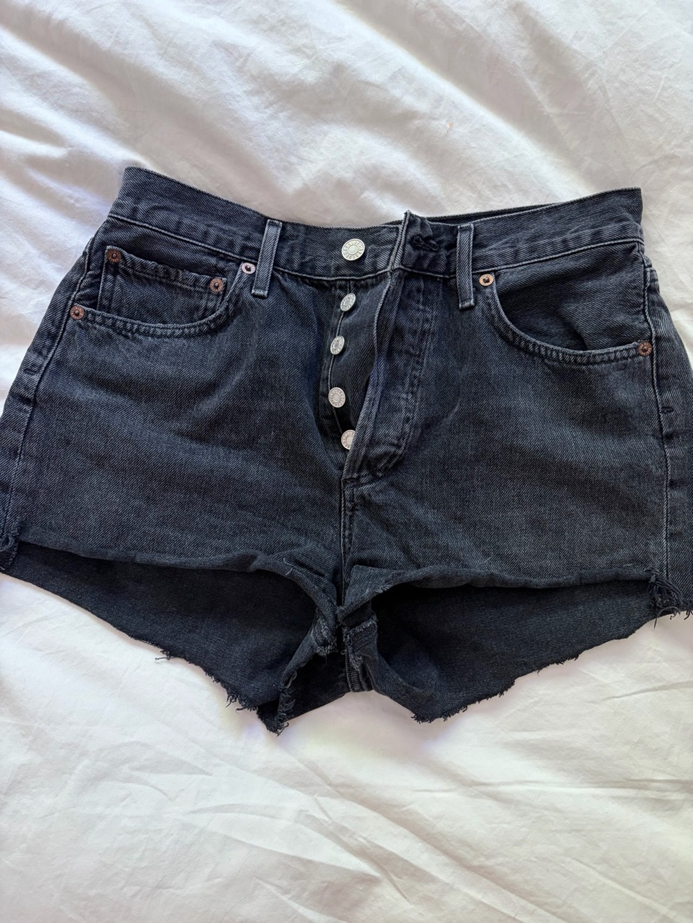 Agolde Parker Denim Shorts